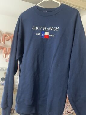 Navy Sky Ranch Crewneck